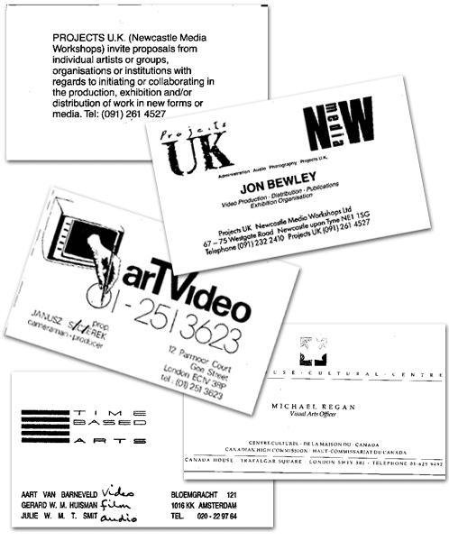 Project Parters Projects UK arTVideo, Canadian High Commission, Time Based Arts